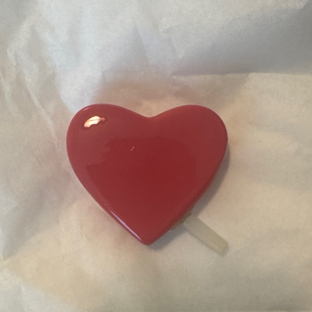Nora Fleming Heart-Shaped Red Mini